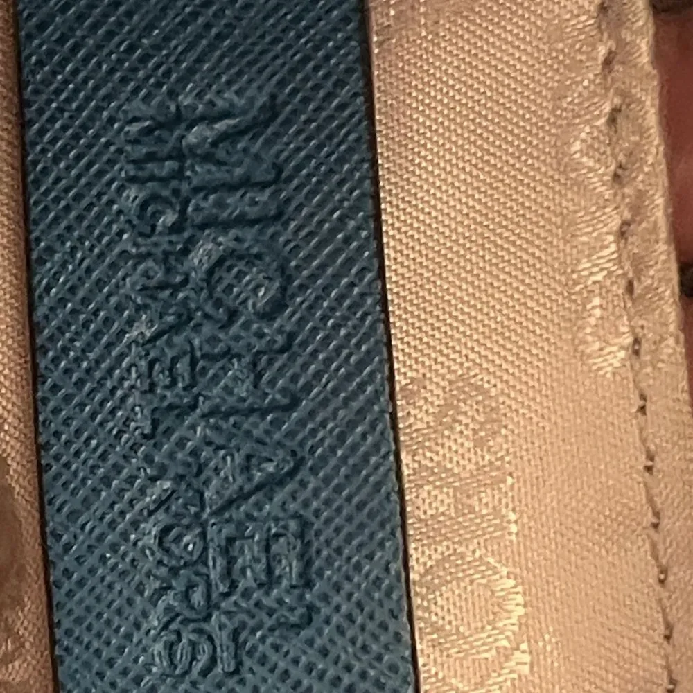 NWOT Michael Kors Blue Tote Bag Purse - Picture 7 of 11